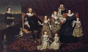 Sir Thomas Lucy III and his family unknow artist
